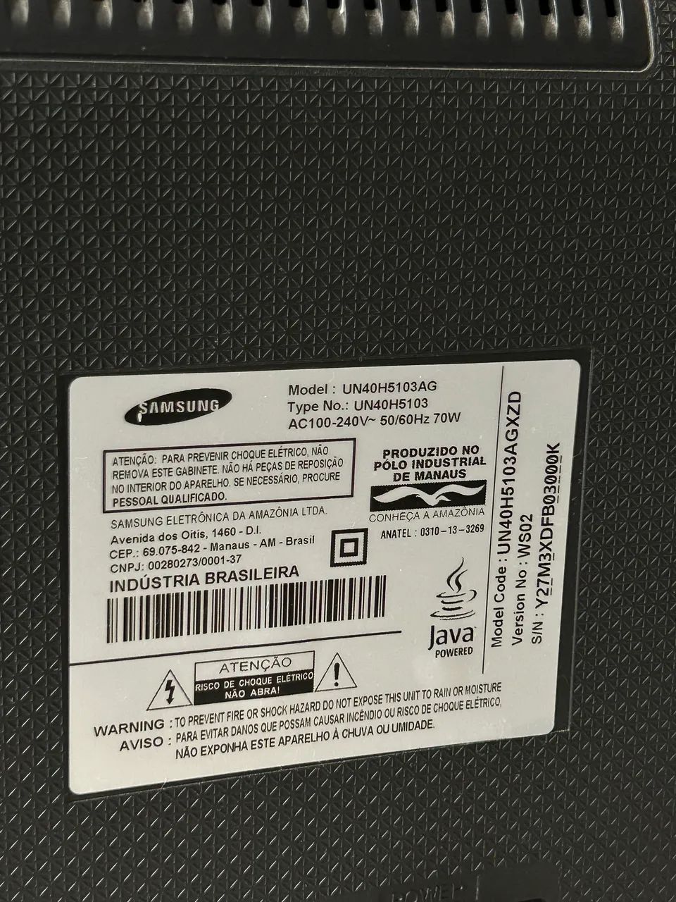 SANSUNG - Modelo UN40H5103AG / 42 POLEGADAS  - Foto 4