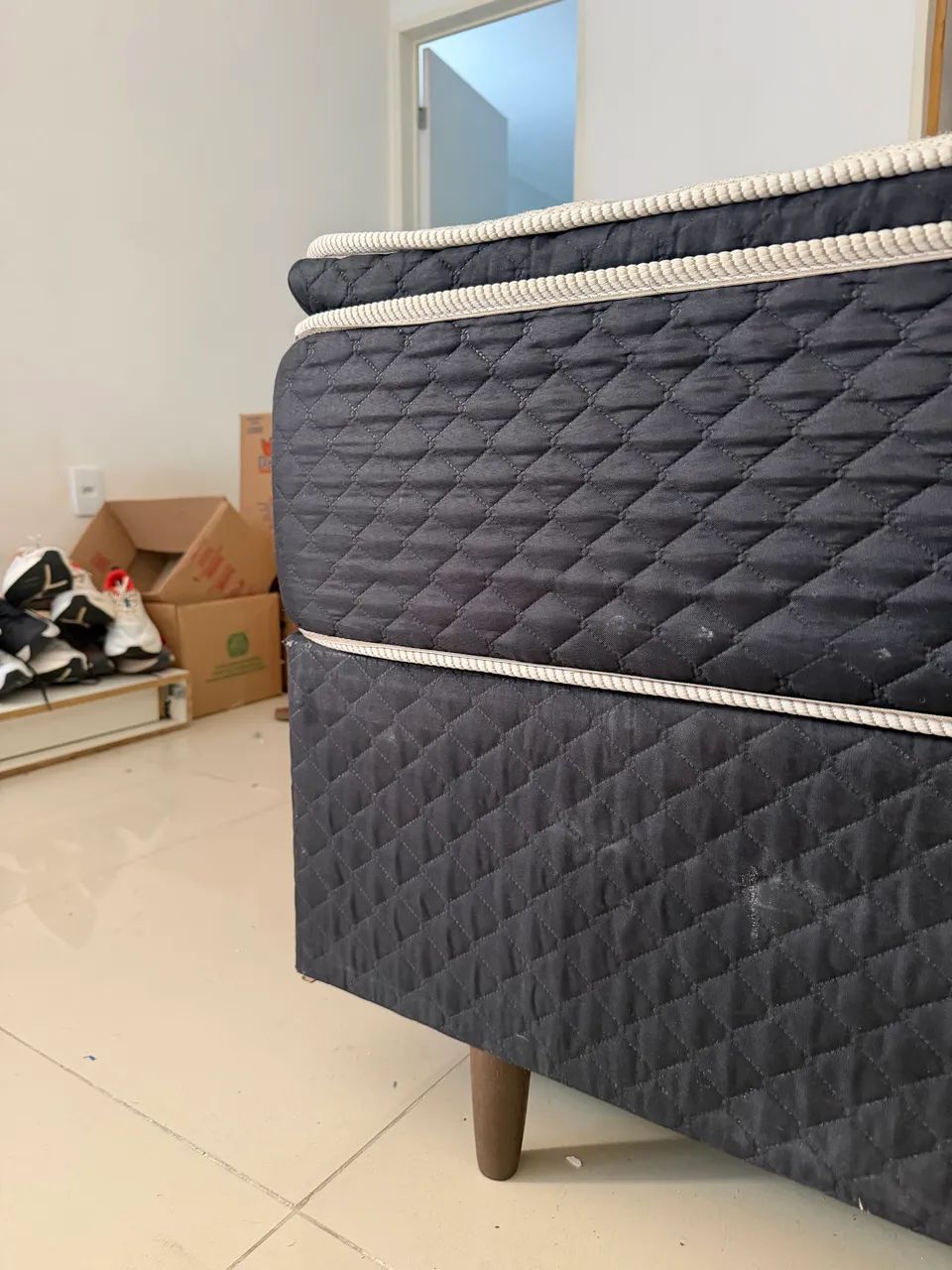 CAMA QUEEN CASAL COM MOLAS ENSACADAS  - Foto 3
