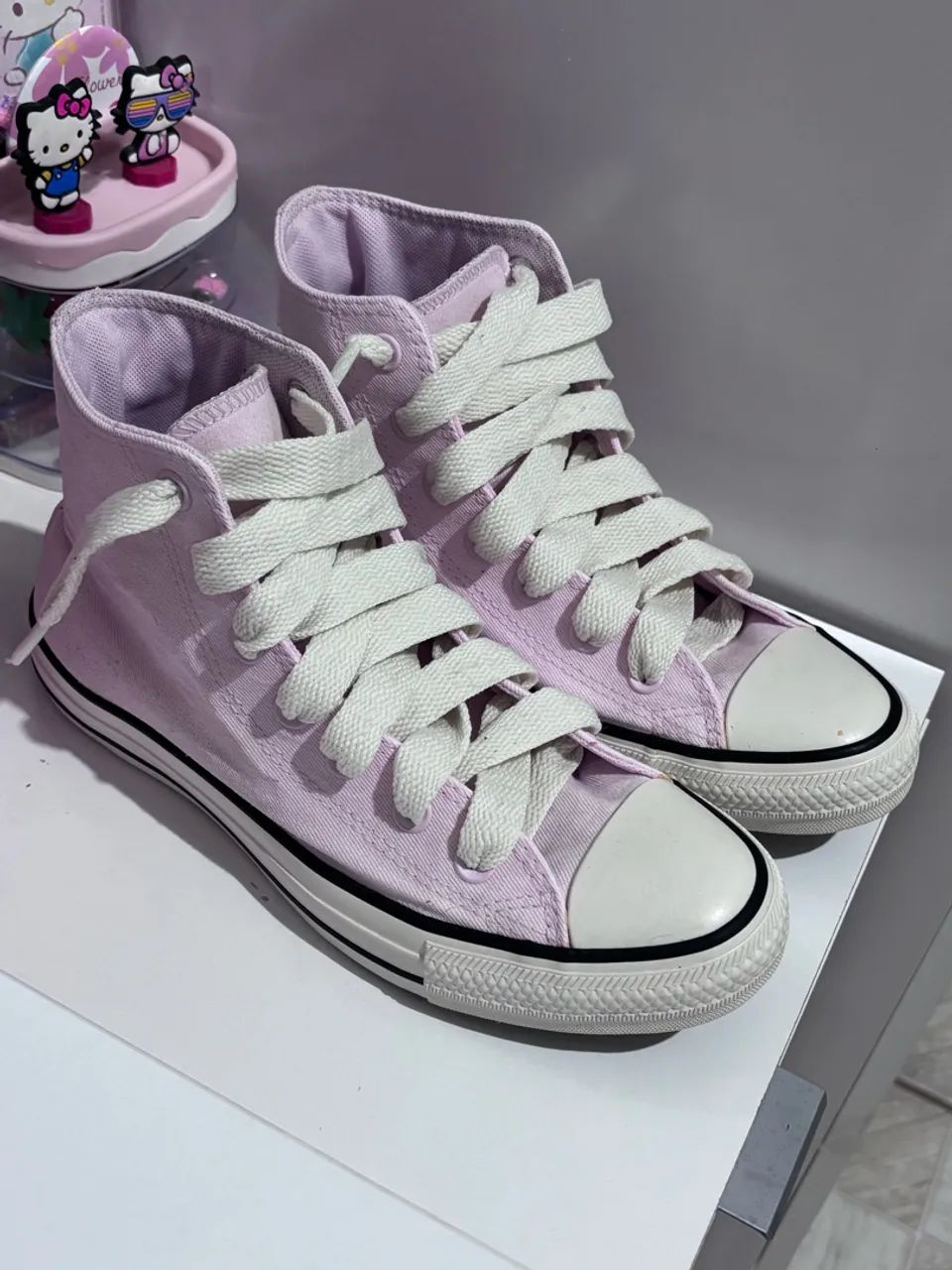 All Star rosa claro