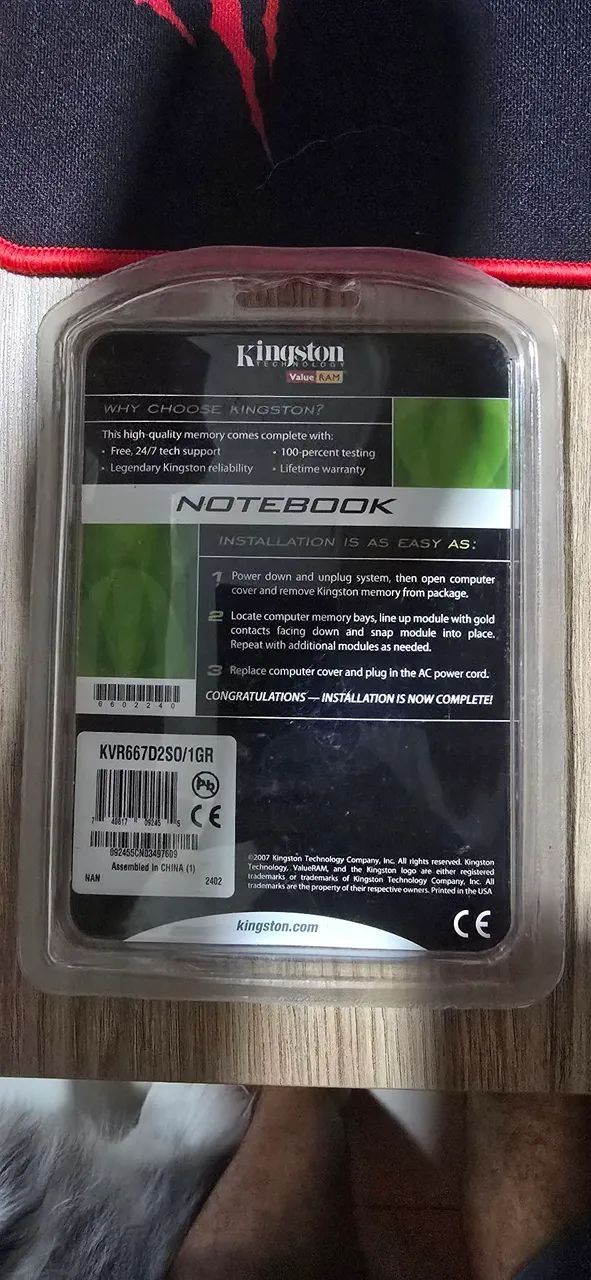 Memória RAM para notebook DDR2 1GB - Foto 2