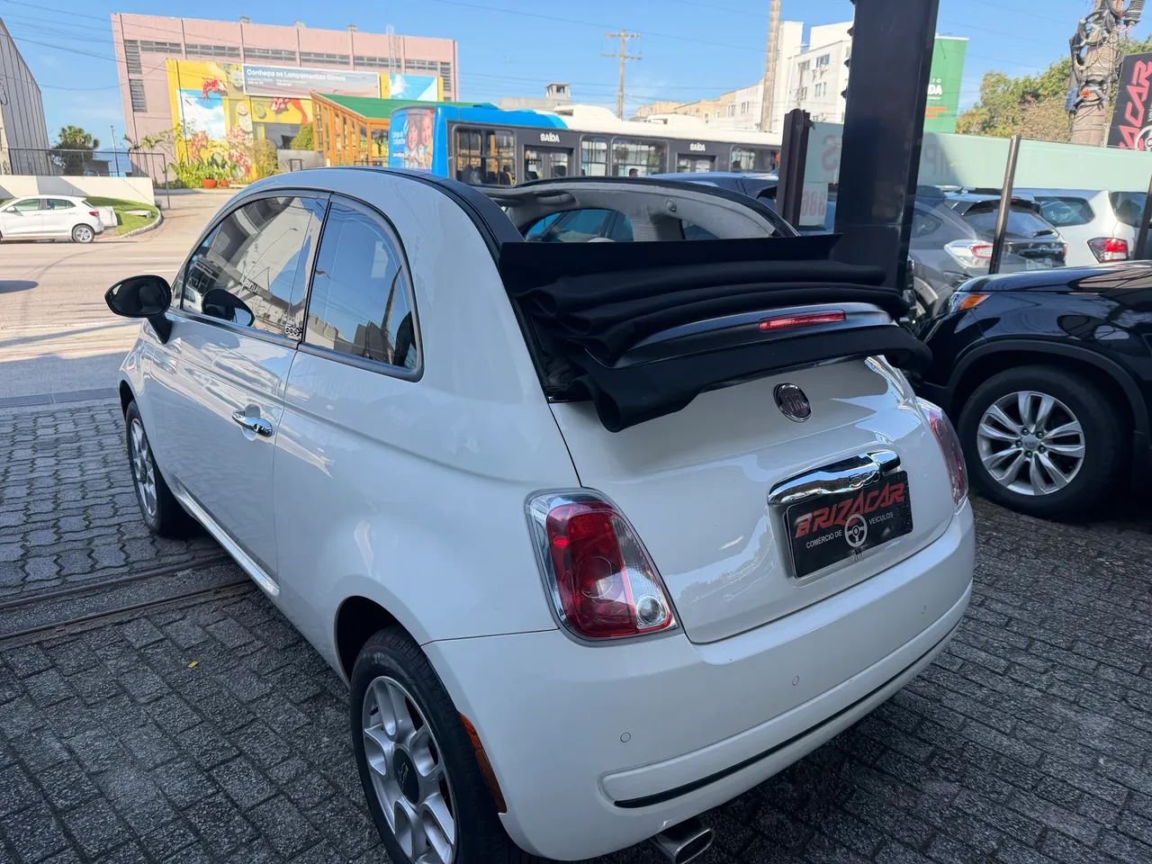 Fiat 500 Cabrio Dualogic Flex 1.4 8V 2015 - Foto 3