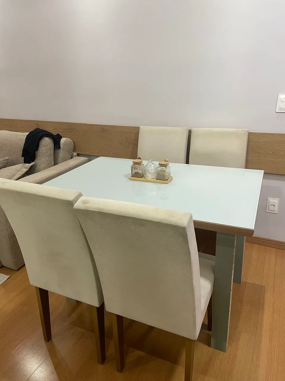 Mesa de jantar 4 cadeiras - Foto 4