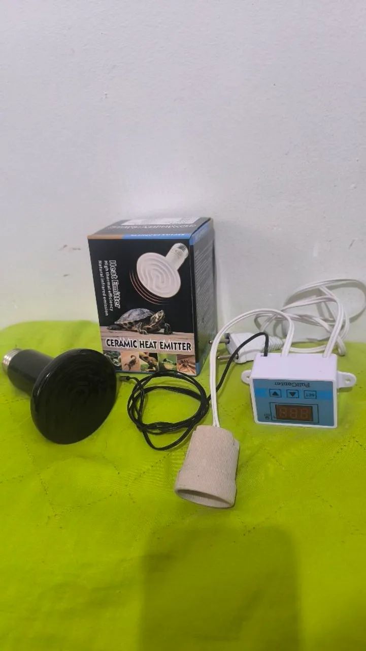 Kit de aquecimento para répteis ou jabutis