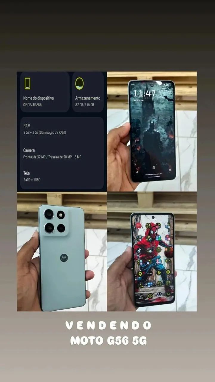 CELULAR MOTO G56