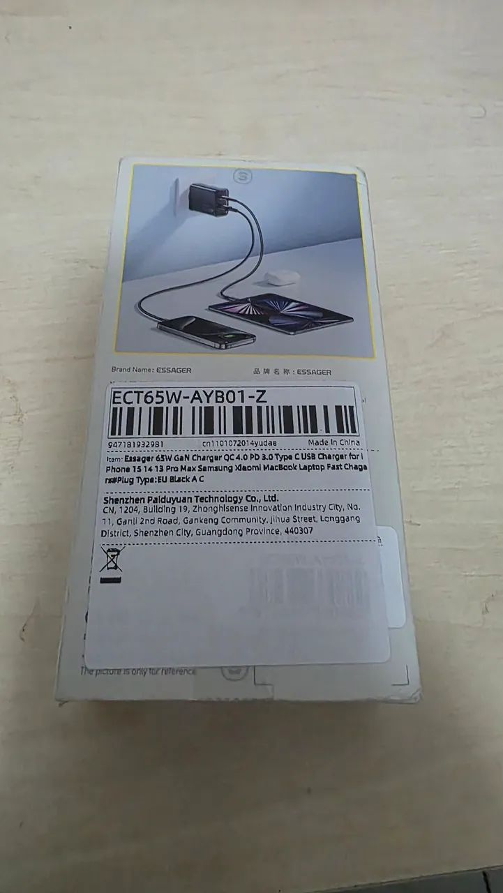 Carregador Essager Gan 65W - Foto 2
