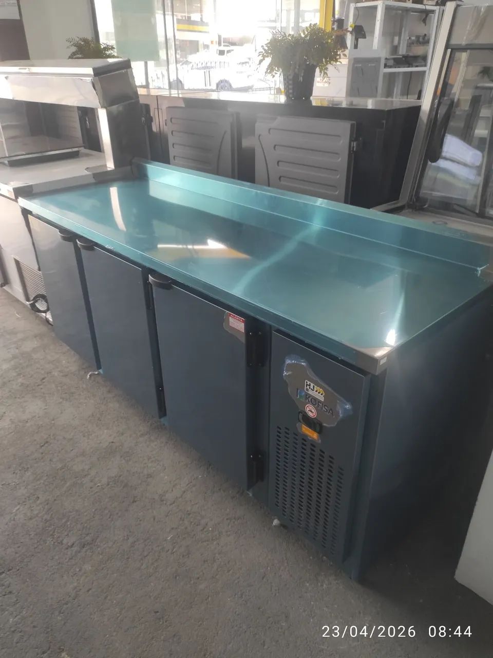 Bh balcão refrigerado inox 1.85Cm 