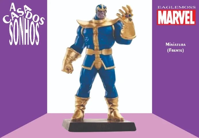 Coleção de Miniatura Marvel Eaglemoss Thanos Especial - Foto 2