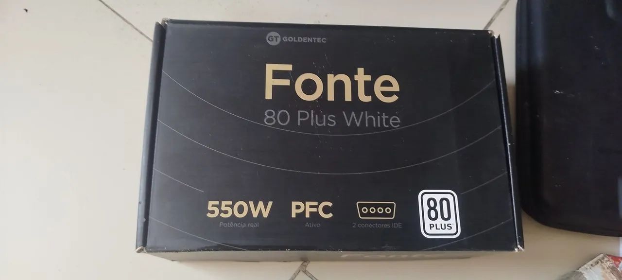 Fonte de Pc nova 550W Goldentec