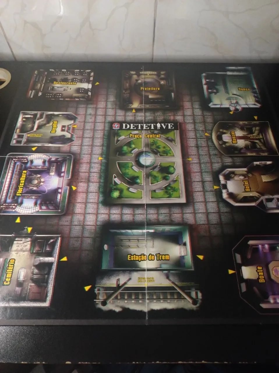 JOGO DE TABULEIRO DETETIVE 3D COMPLETO