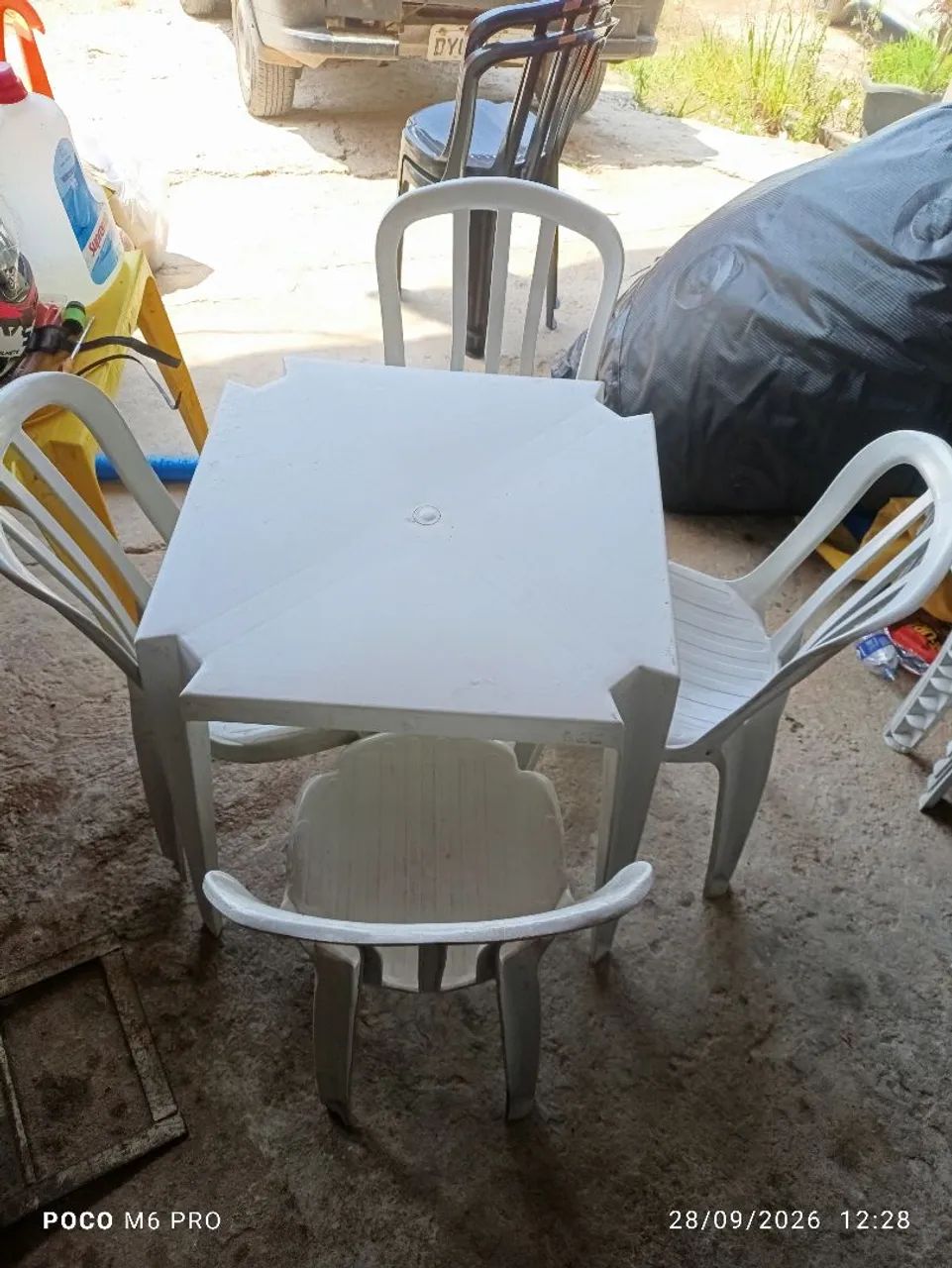 Jogos de mesas bistrot de plastico