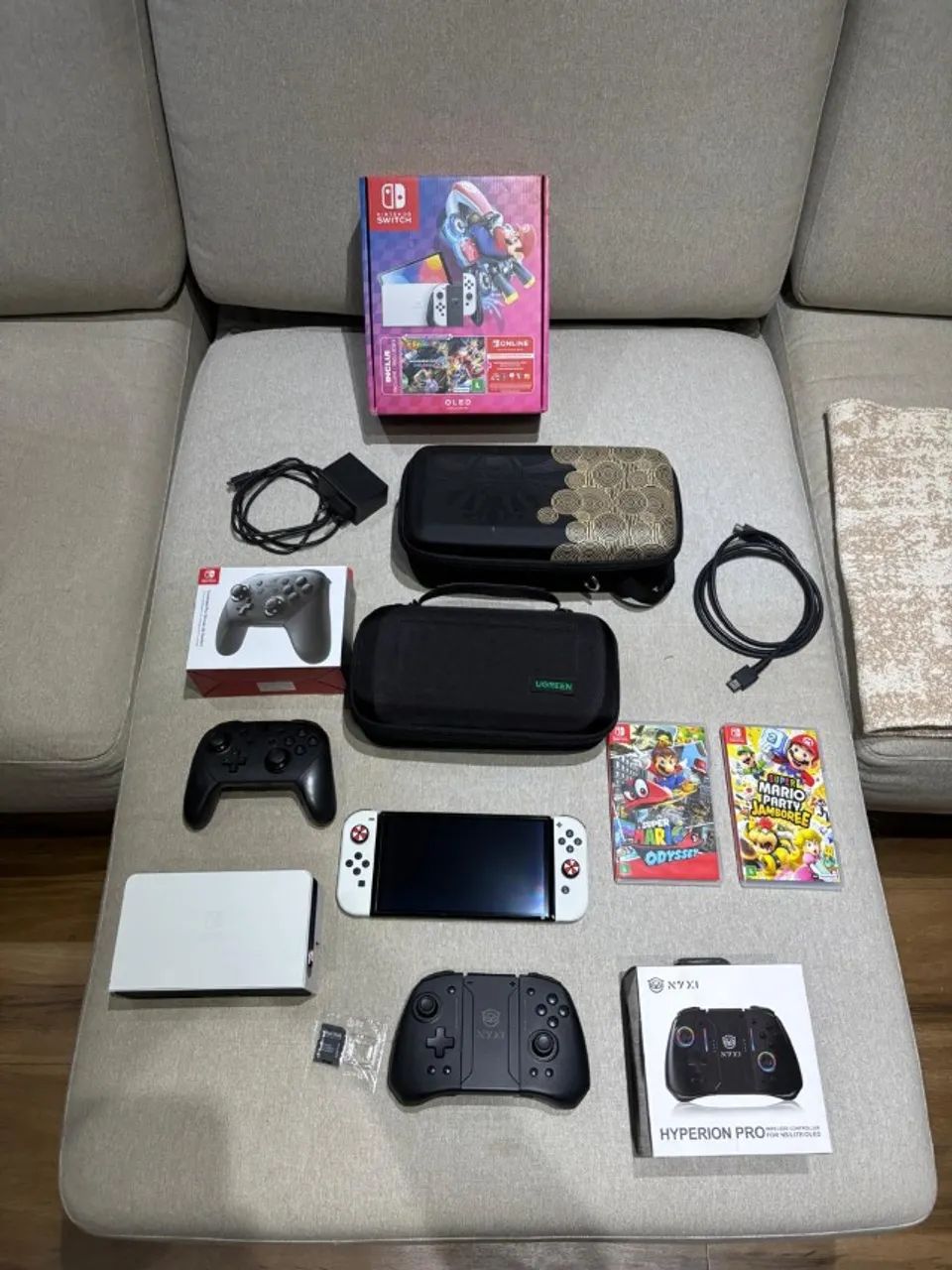 Nintendo Switch OLED 64GB - Kit Completo
