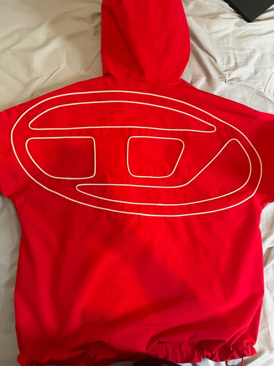 Jaqueta diesel D logo original vermelha 