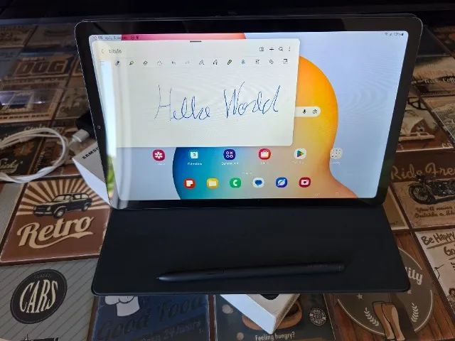 Tablet Samsung Galaxy Tab S6 Lite 4G 64GB (SM-P619) - Impecável na Caixa + Capa e S Pen - Foto 4