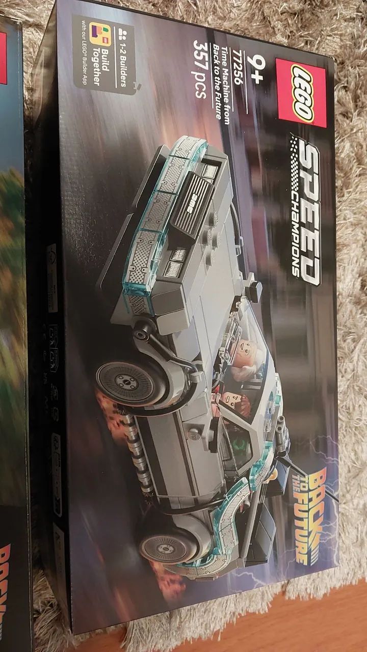 Lego speed champs de volta para o futuro