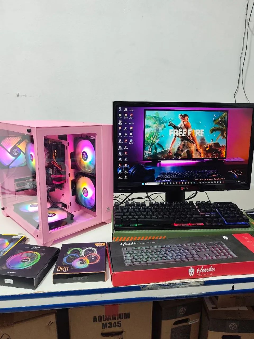 PC Gamer  Novo na Caixa,  i5 Completo com Tela 22 polegadas. - Foto 4