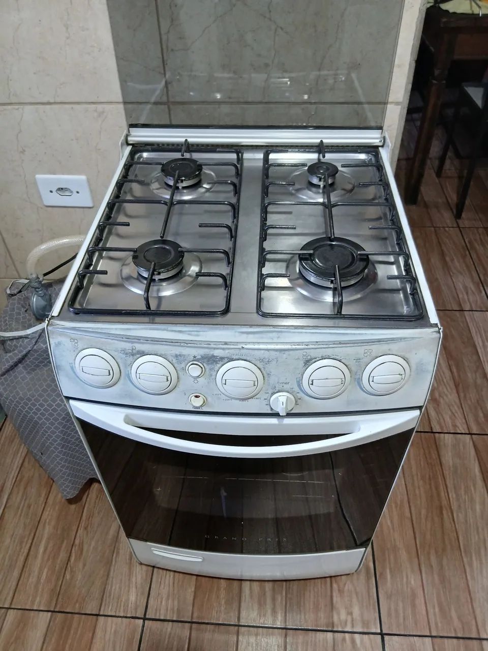 Fogão 4 bocas funcionando perfeitamente - Foto 4
