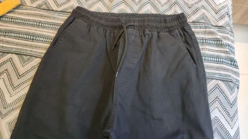 Calça Jogger Preta - Tam. M com Elástico - Foto 3