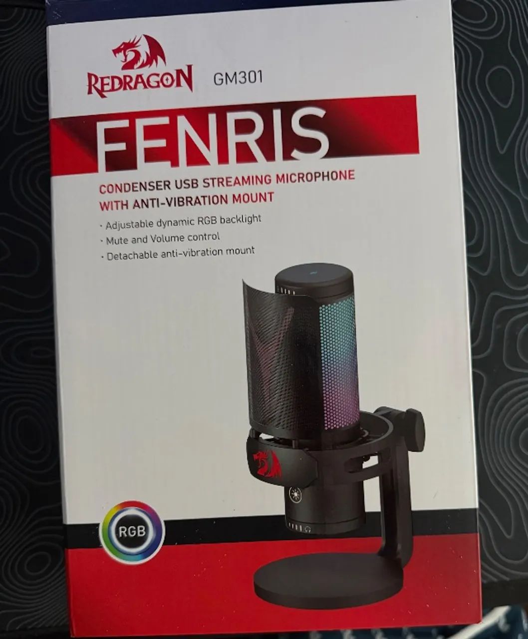 Microfone Redragon Fenris GM301