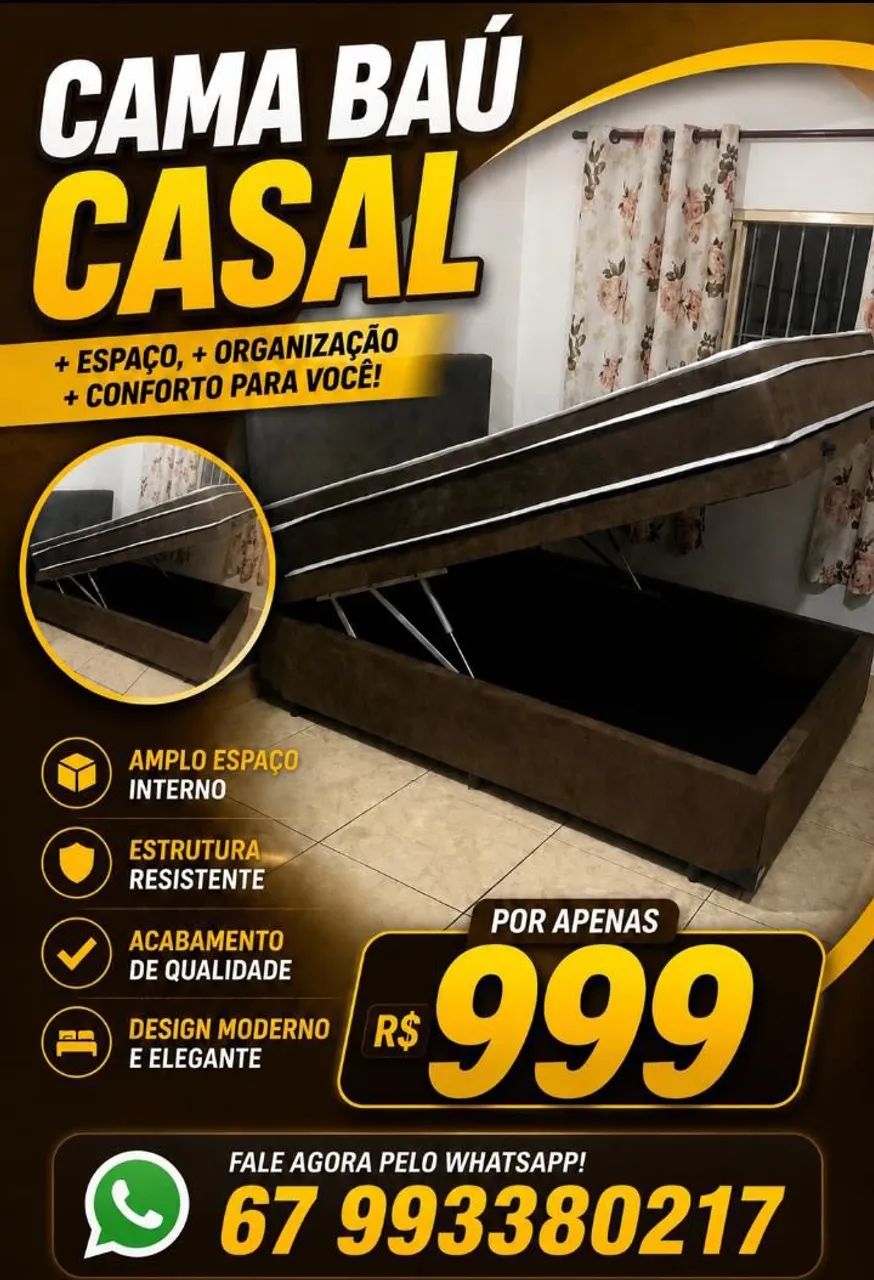 Cama baú nova direto da fábrica  - Foto 2