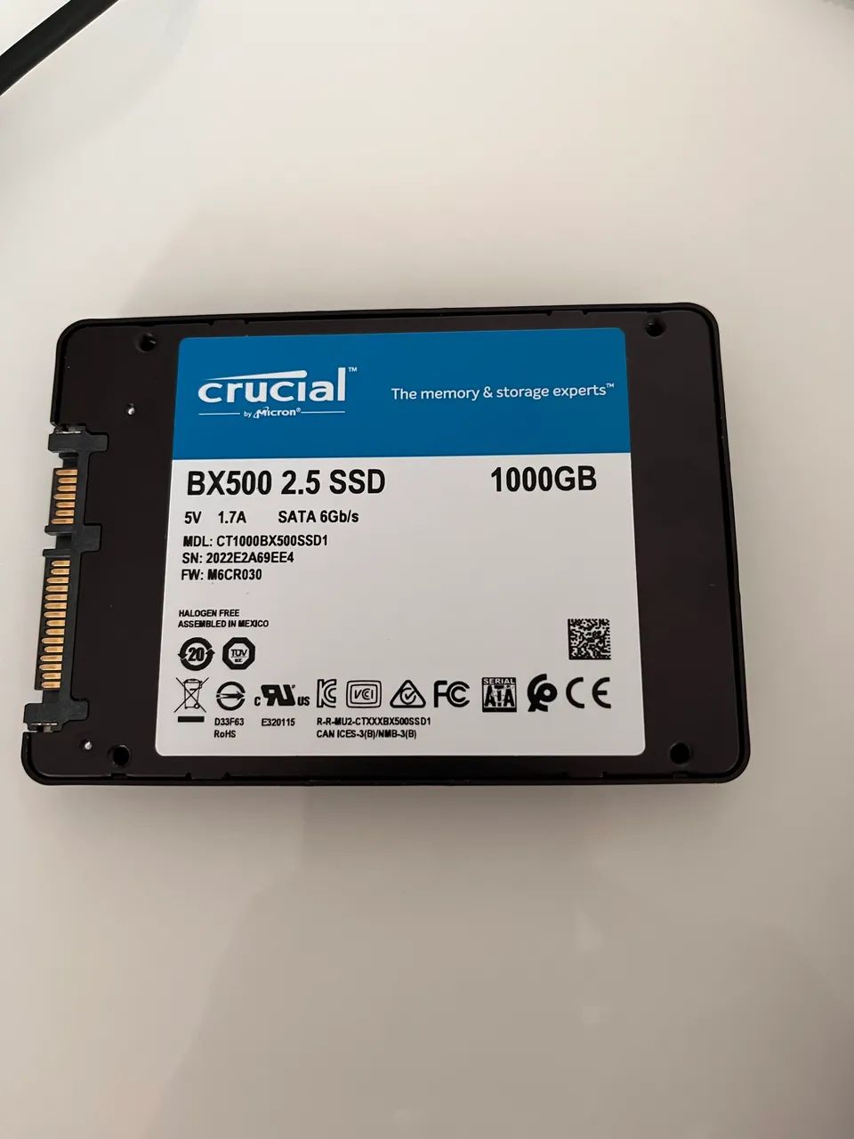 SSD 1T Crucial - Original  - Foto 2