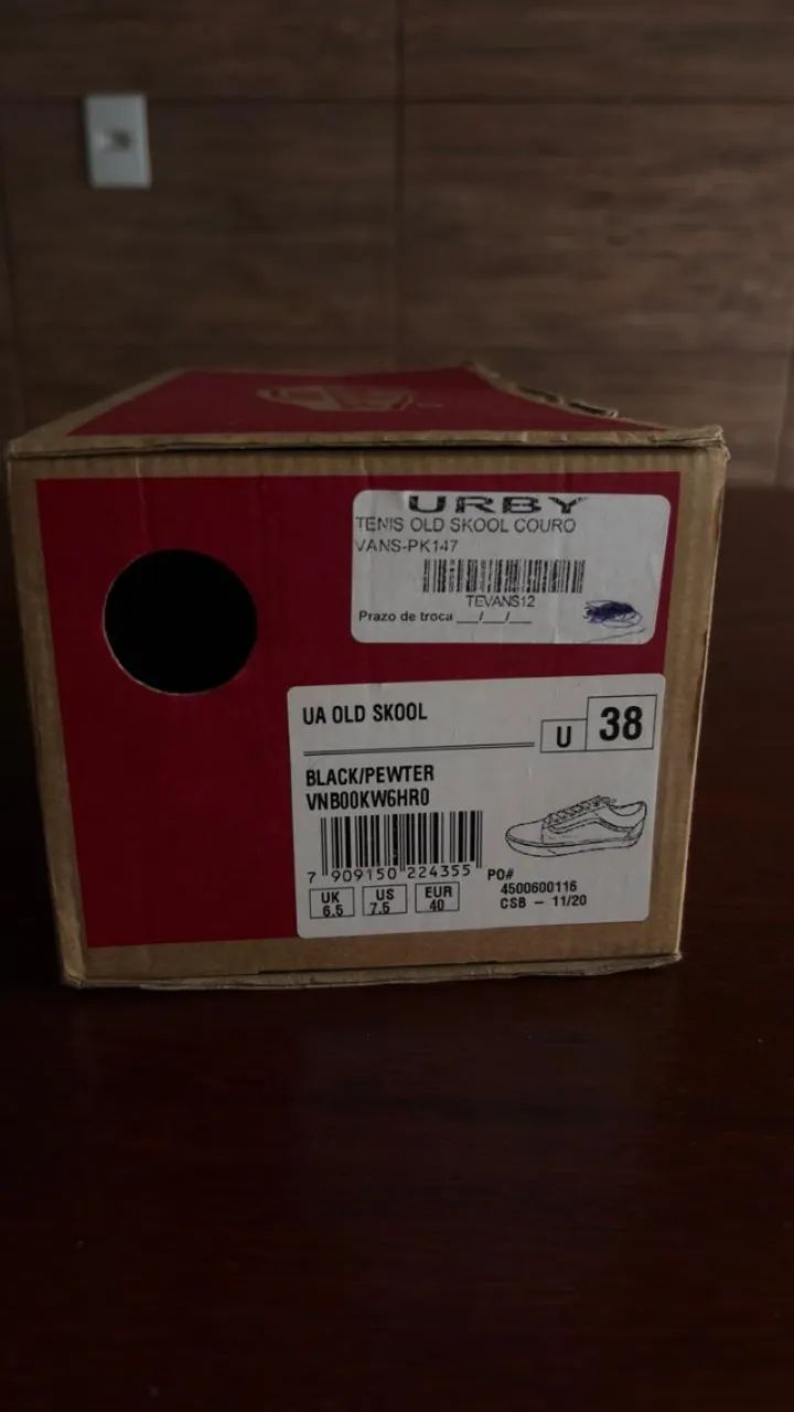 tênis vans old skool preto e cinza original - Foto 5