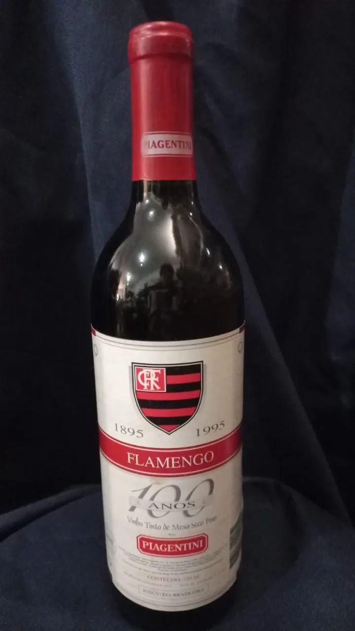Flamengo - 100 anos - 1995 Vinho - Foto 2