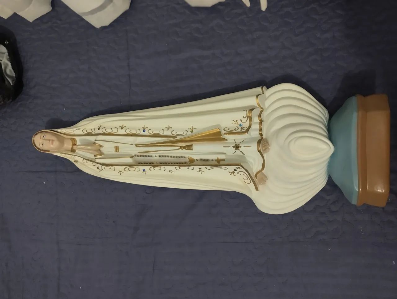 Imagem de Nossa senhora de Fátima 65 cm gesso  - Foto 3