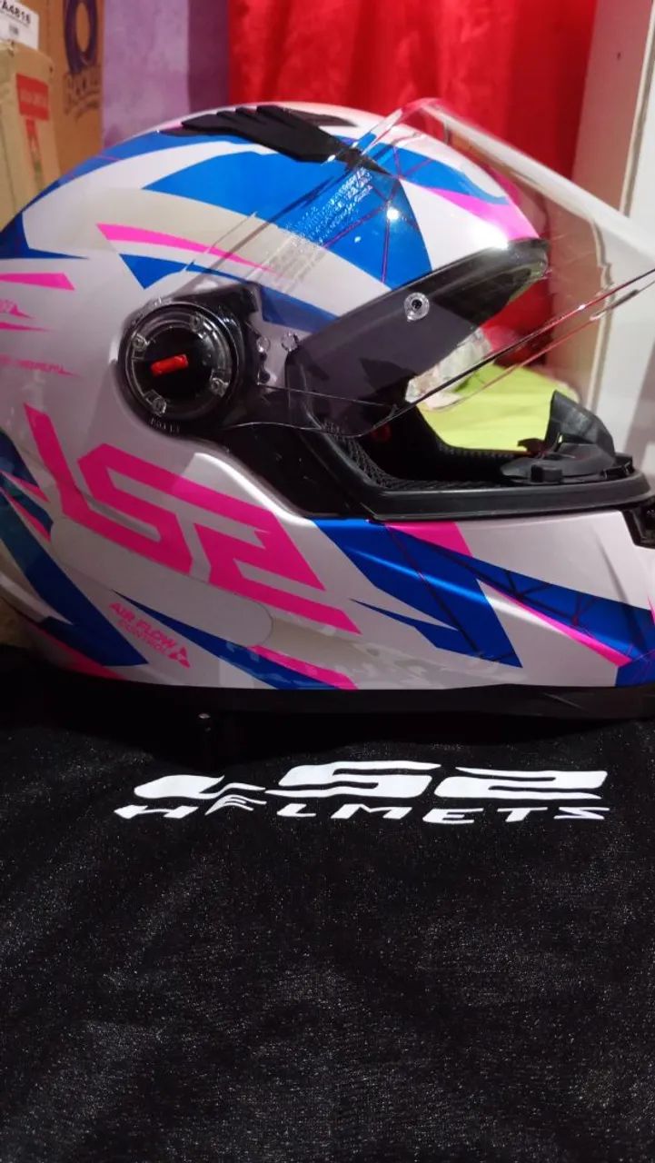 CAPACETE LS2 DRAZE ORIGINAL, ESTADO DE NOVO - Foto 4