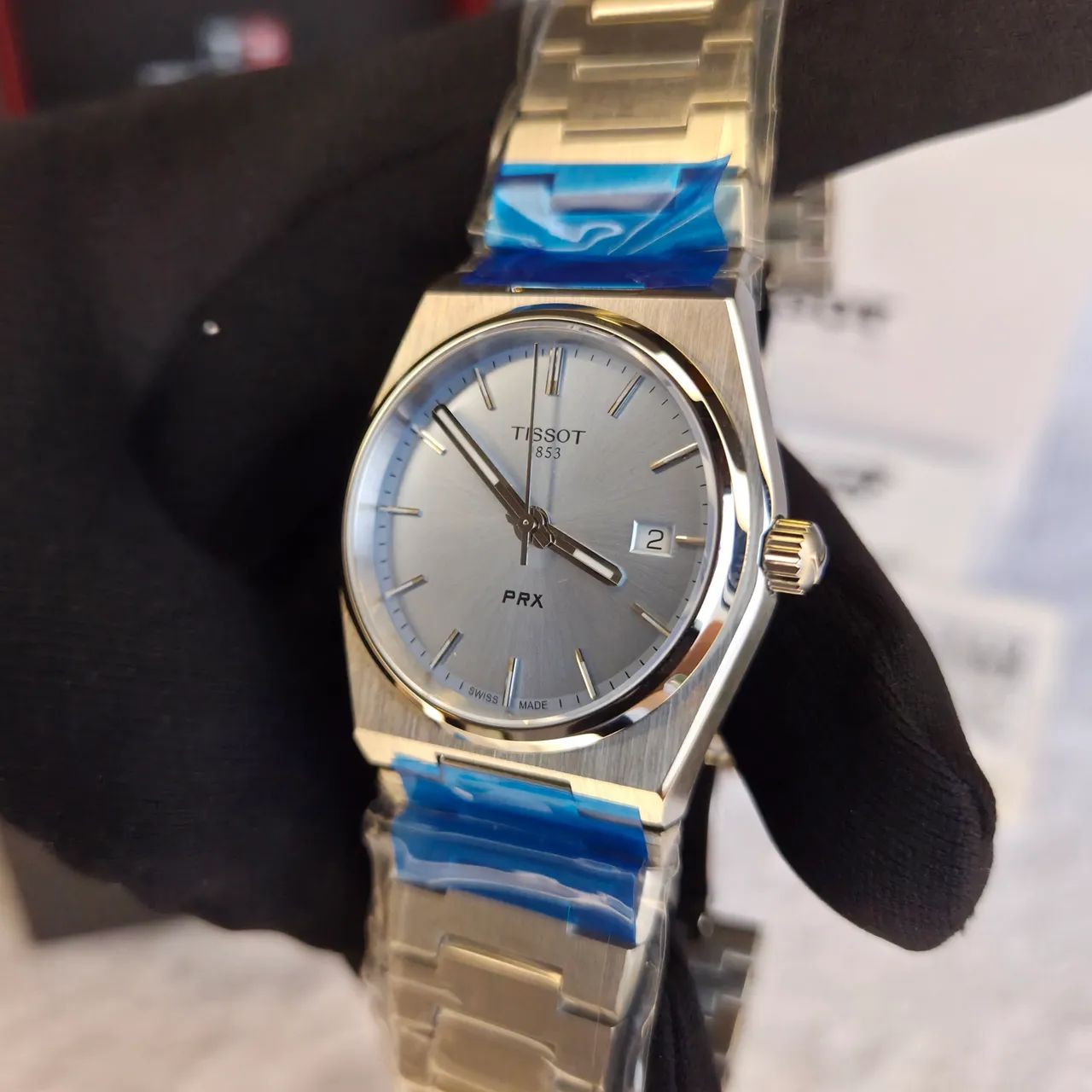 Tissot PRX Quartz 35mm (Light Blue) - NOVO - Foto 3