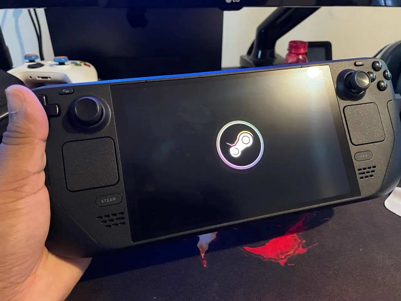 Steam Deck Oled 1TB 100% saúde da bateria + Acessórios - Consoles