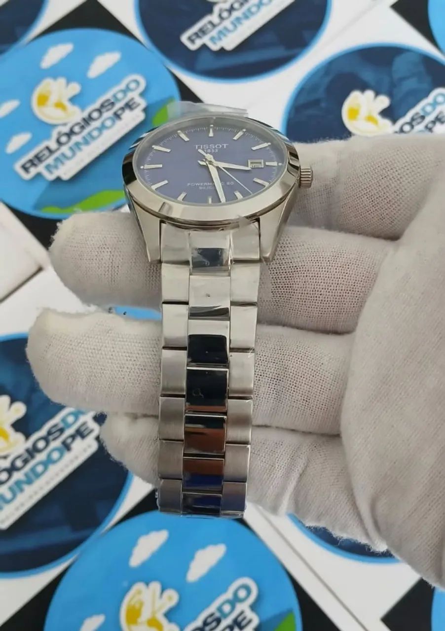 RELOGIO TISSOT GENTILEMAN SILICIUM BLUE - Foto 2