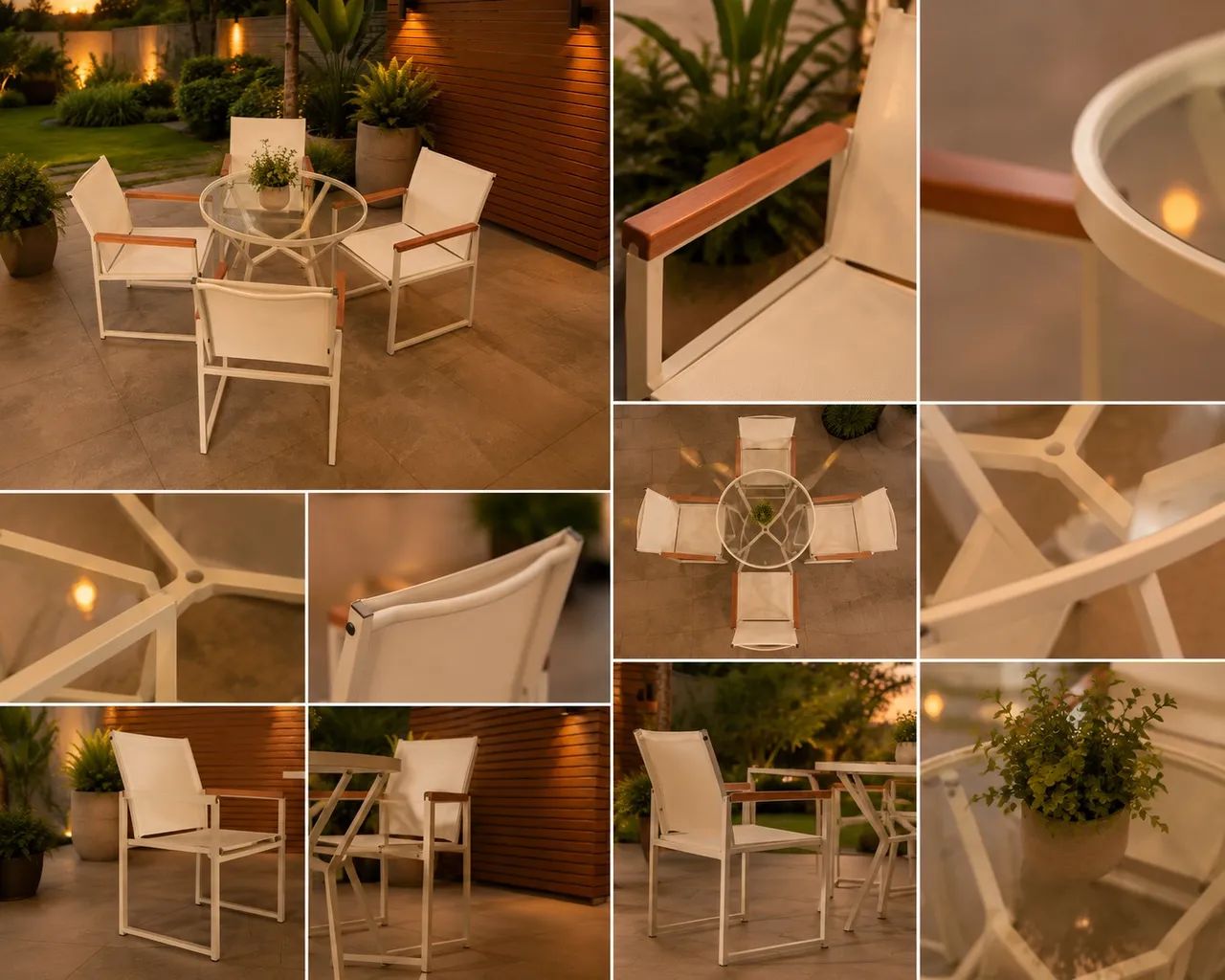 Mesa e cadeiras premium área externa - Foto 4