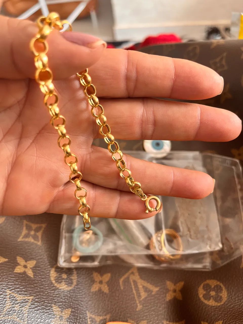 Pulseira ouro 18 