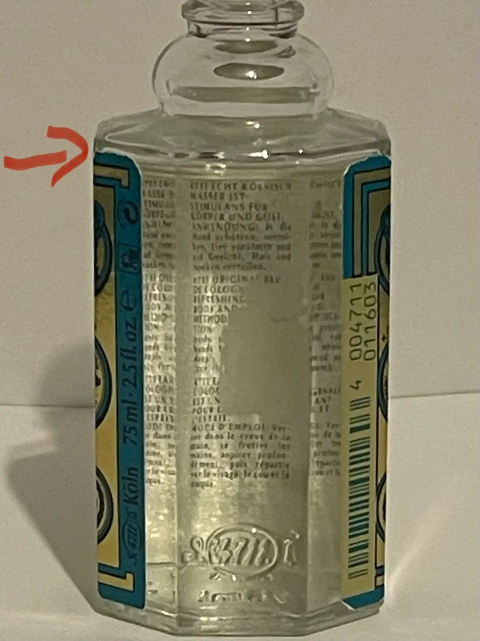 Perfume 4711 Original Eau de Cologne 75ml Vintage Quase Cheio - Foto 3