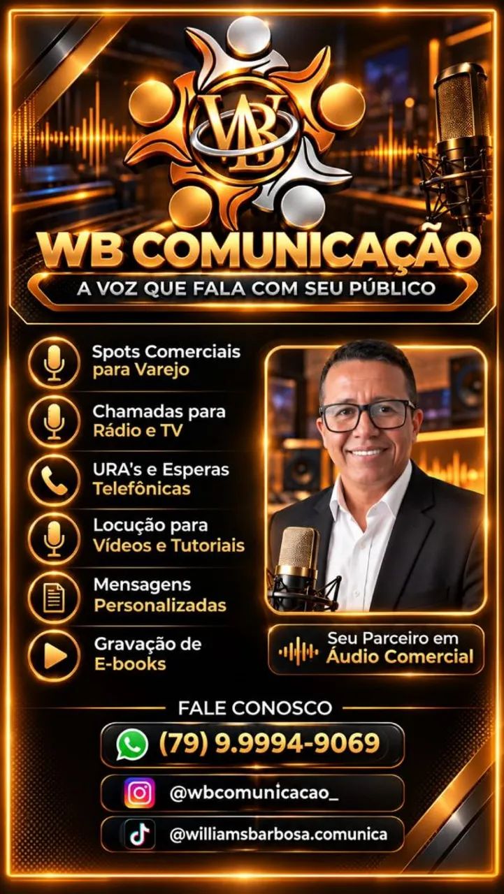 Locutor Williams Barbosa 
