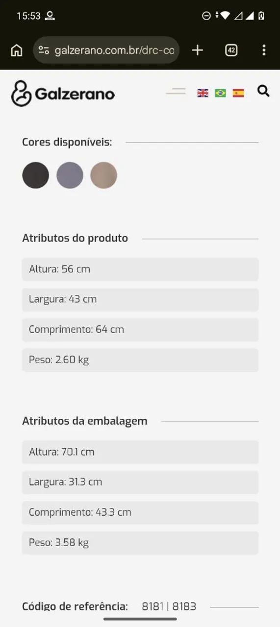 Cadeirinha com base da marca Galzerano  - Foto 2