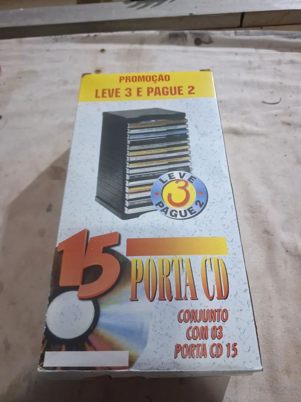 3 porta cds 15 