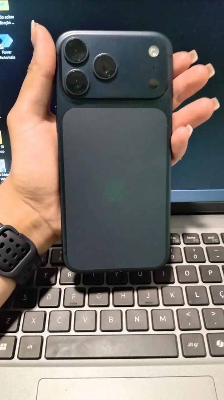 iPhone 17 pro max 256gb azul - Foto 2