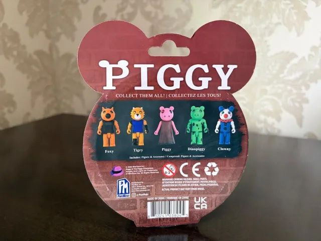 Action Figure Piggy. Roblox. Série 1. Dlc Code. Phatmojo! - Foto 3