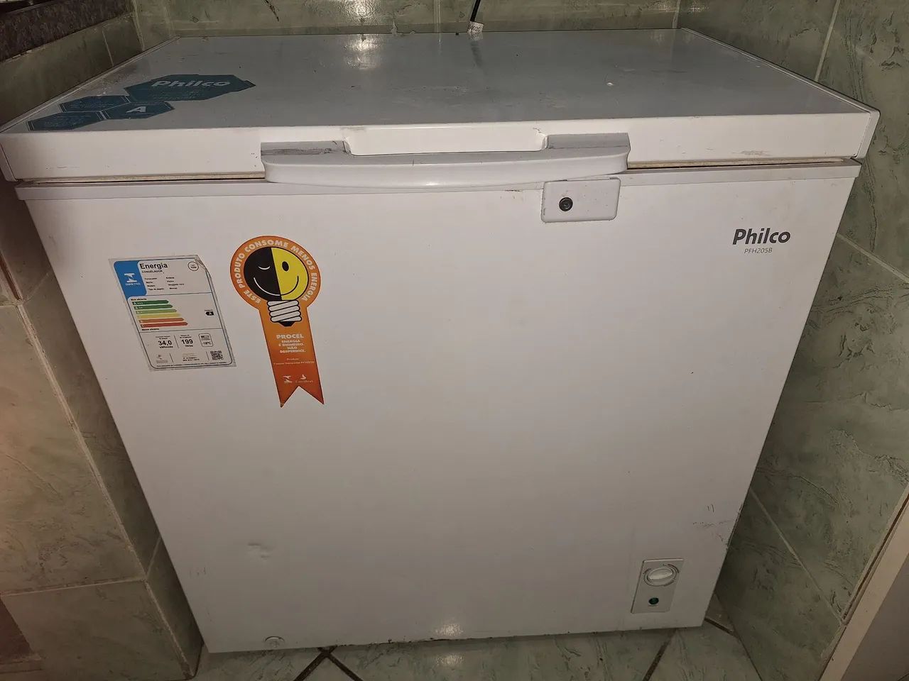 Frezzer horizontal philco 199l