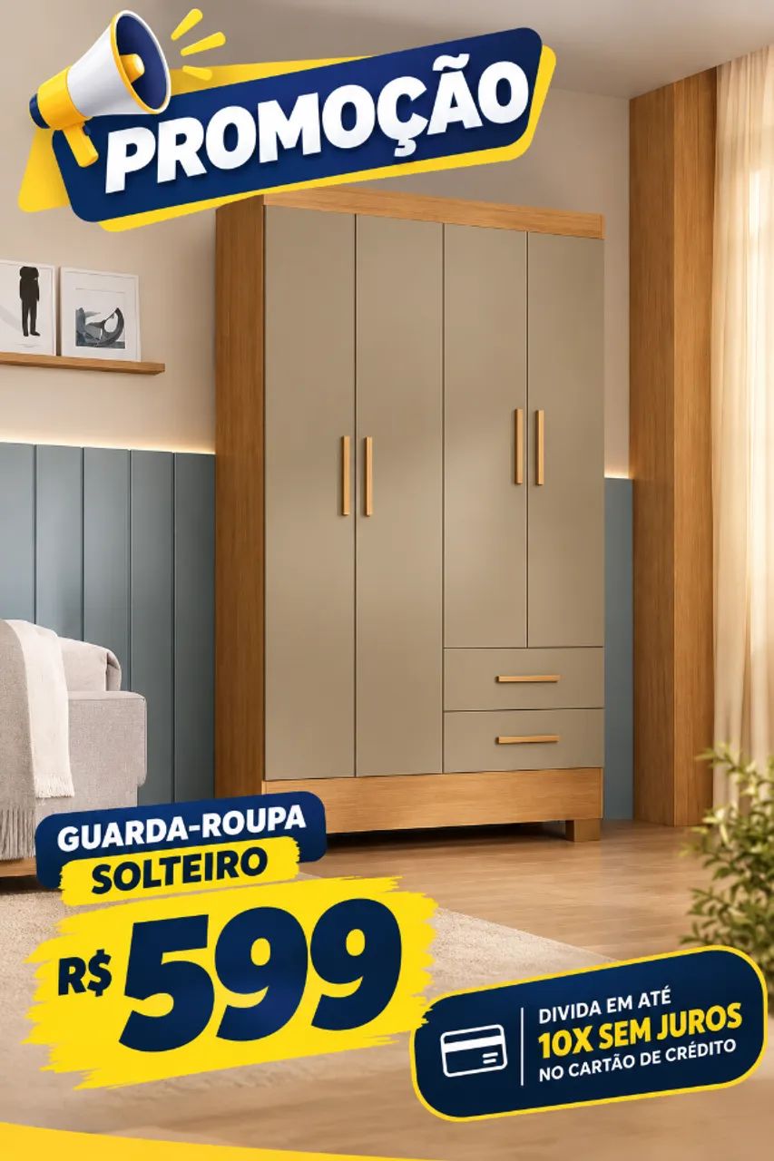 Guarda roupa Sofia (consulte modelos)