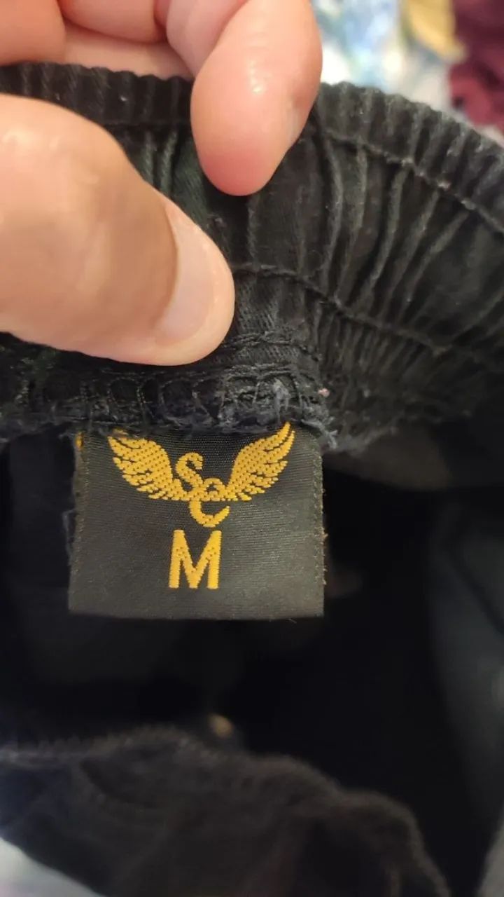 Calça Jogger Preta - Tam. M com Elástico - Foto 5