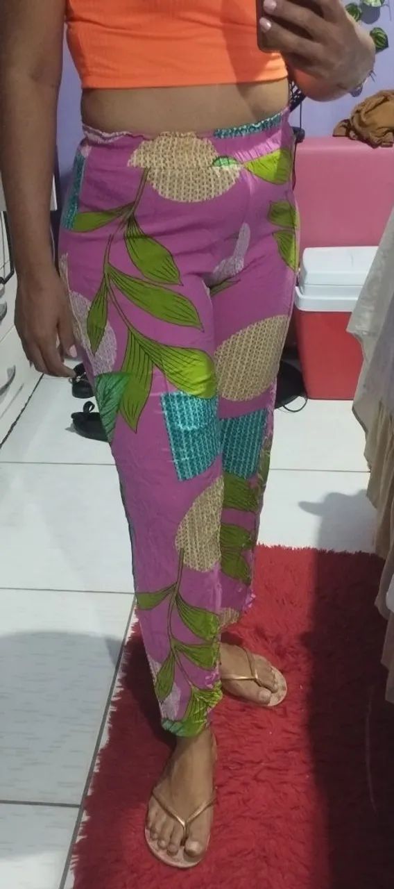 Pantalonas em algodão G - Foto 5