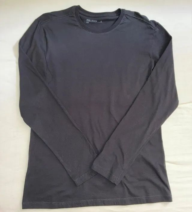 Camiseta manga longa Pool Basics e Camiseta Hering - Foto 2