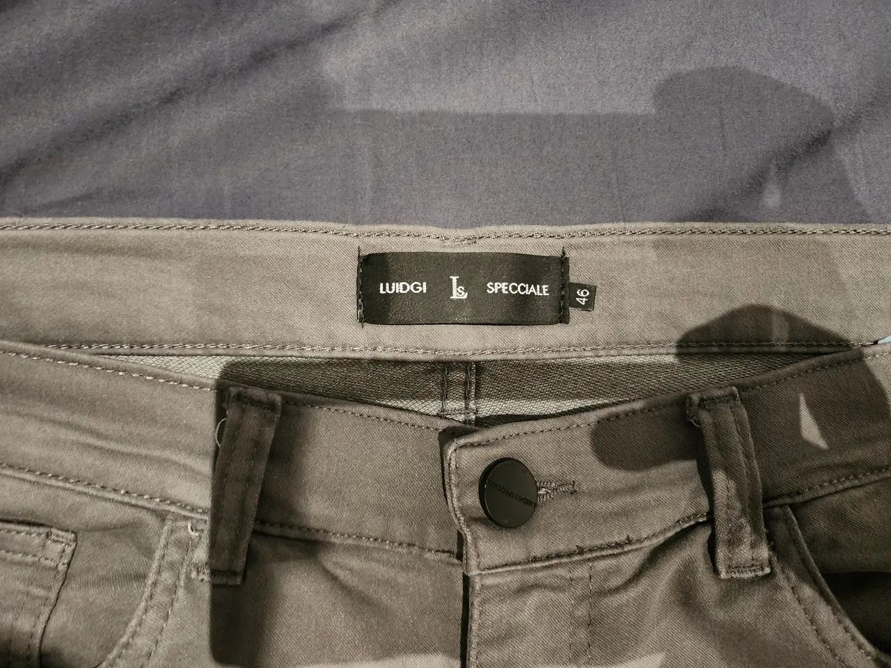 Calça Cinza Slim Fit- Luidge - Foto 4