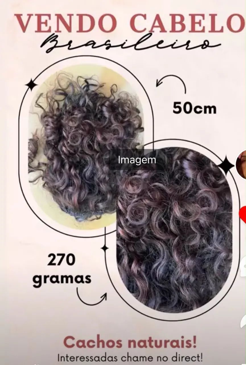 Cabelo cacheado brasileiro 