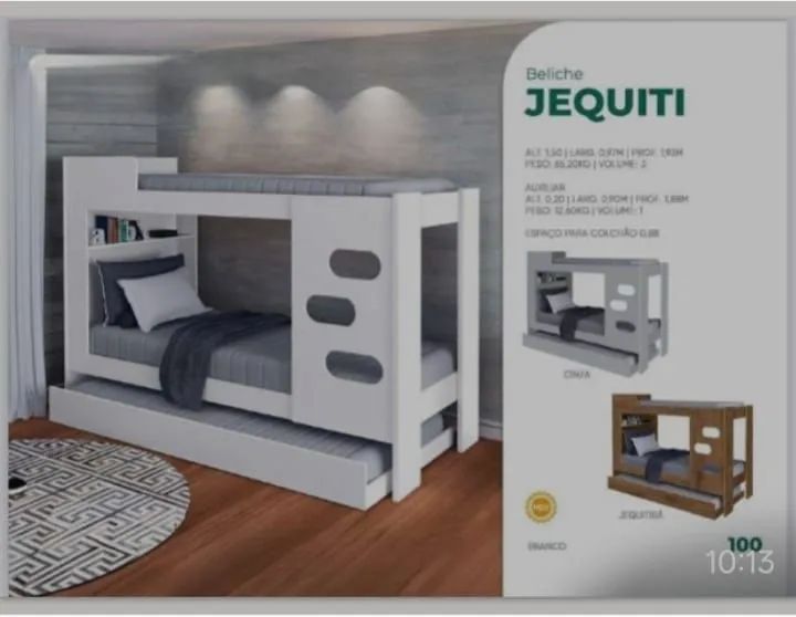 Beliche e Cama de Solteiro. Direto da Fábrica  - Foto 4