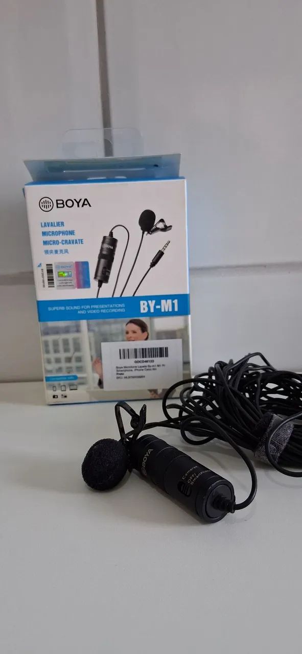 Microfone de lapela Boya Bym1 - Foto 2