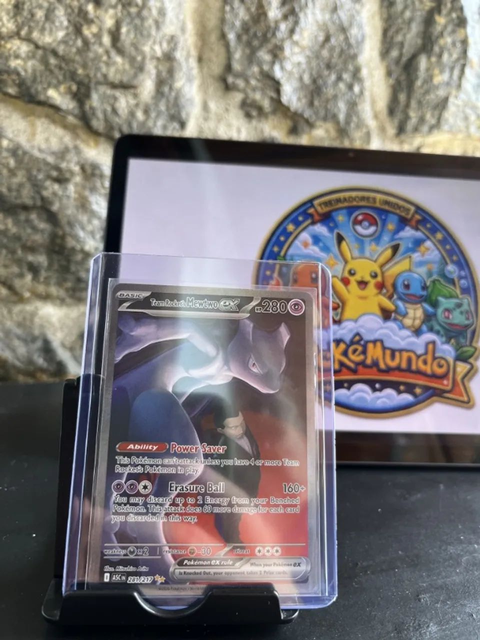 Mewtwo ex da Equipe Rocket (281/217)