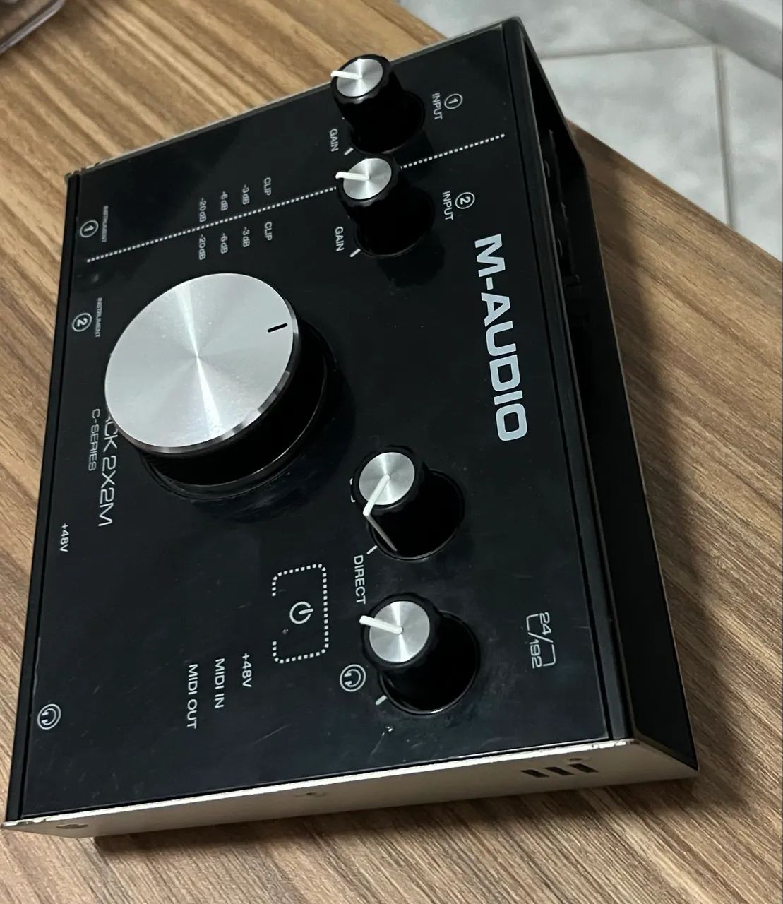 Interface De Áudio Midi Usb M-t rack 2x2m M-audio Preto 5v - Foto 4
